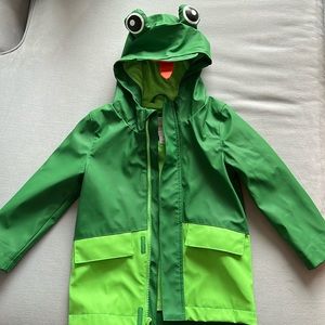 Frog Raincoat Rain Jacket 3T Toddler Great Condition Cat & Jack Target